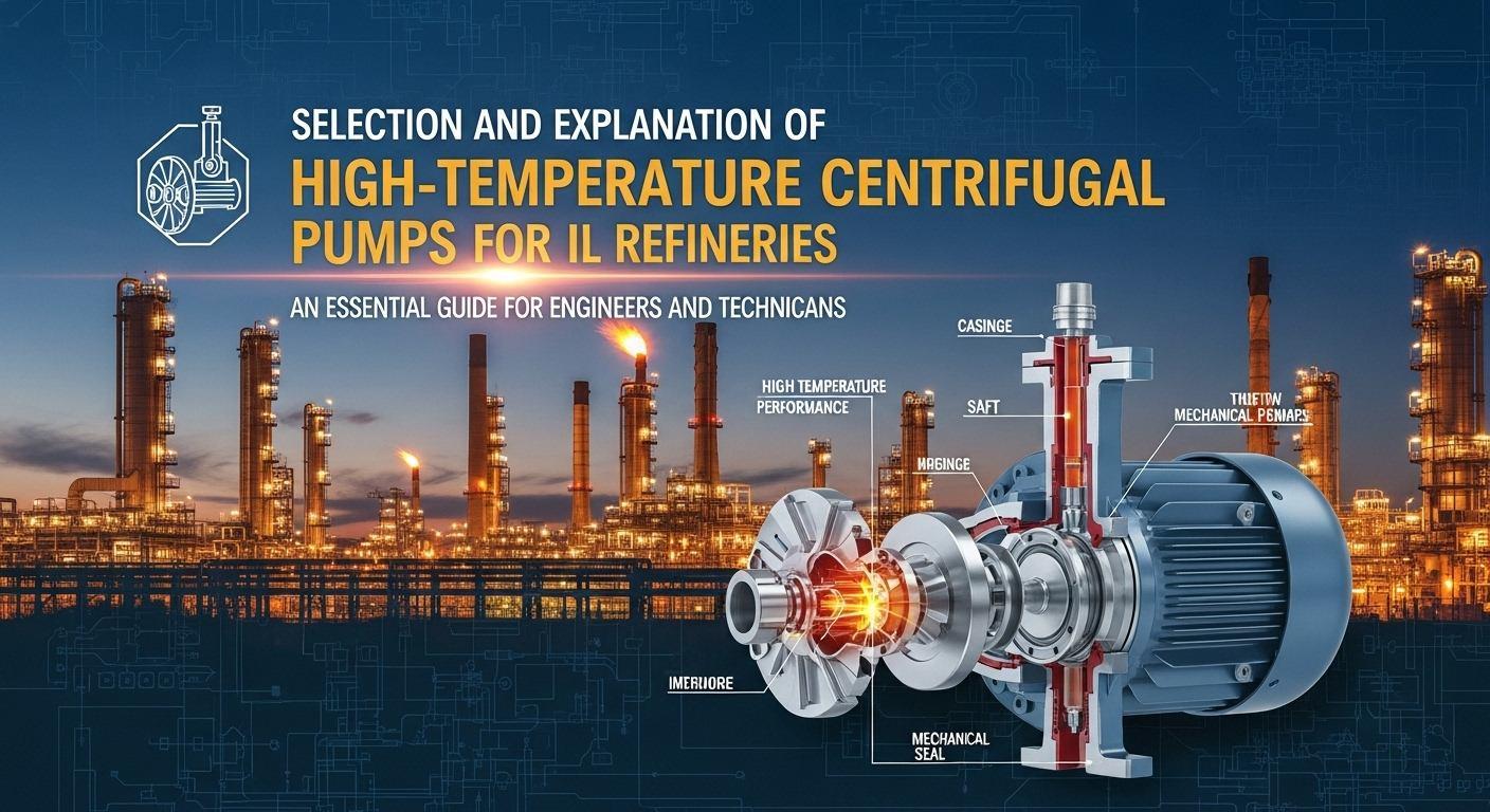 Mataas na temperatura centrifugal pump para sa refinery