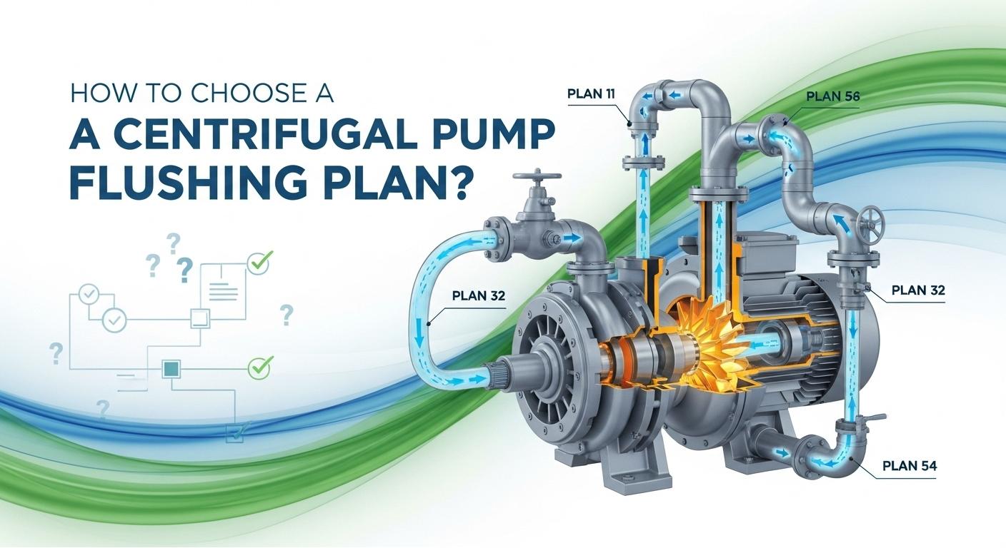 Paano pumili ng isang sentripugal pump flushing plan?