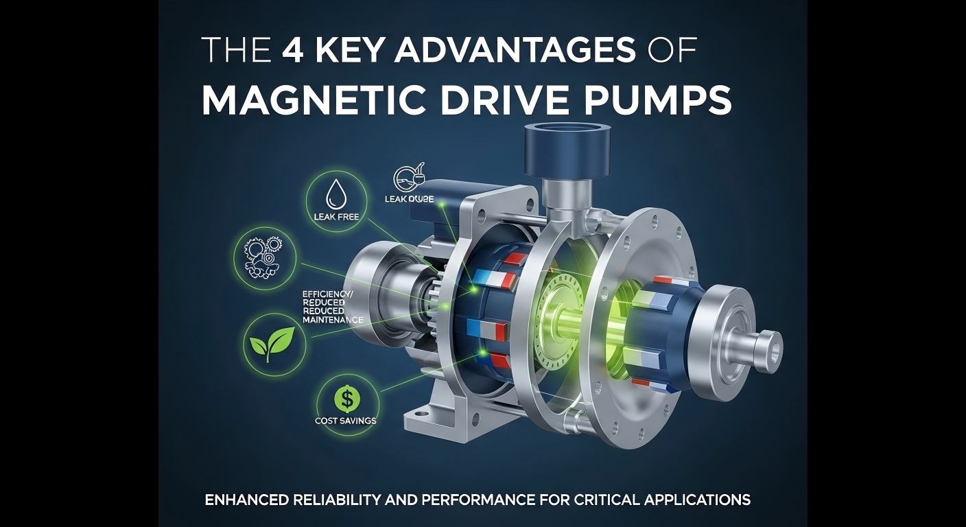 Ang 4 na Pangunahing Bentahe ng Magnetic Drive Pumps
