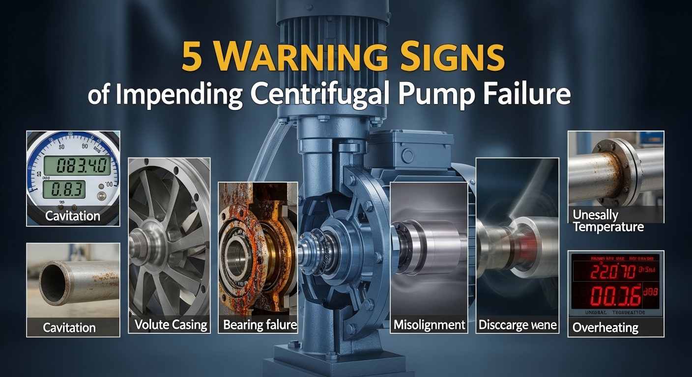 5 Mga Palatandaan ng Babala ng Paparating na Pagkabigo ng Centrifugal Pump