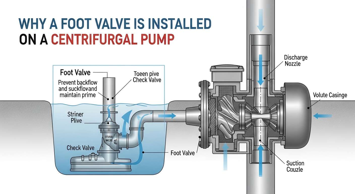 Bakit Naka-install ang Foot Valve sa Centrifugal Pump