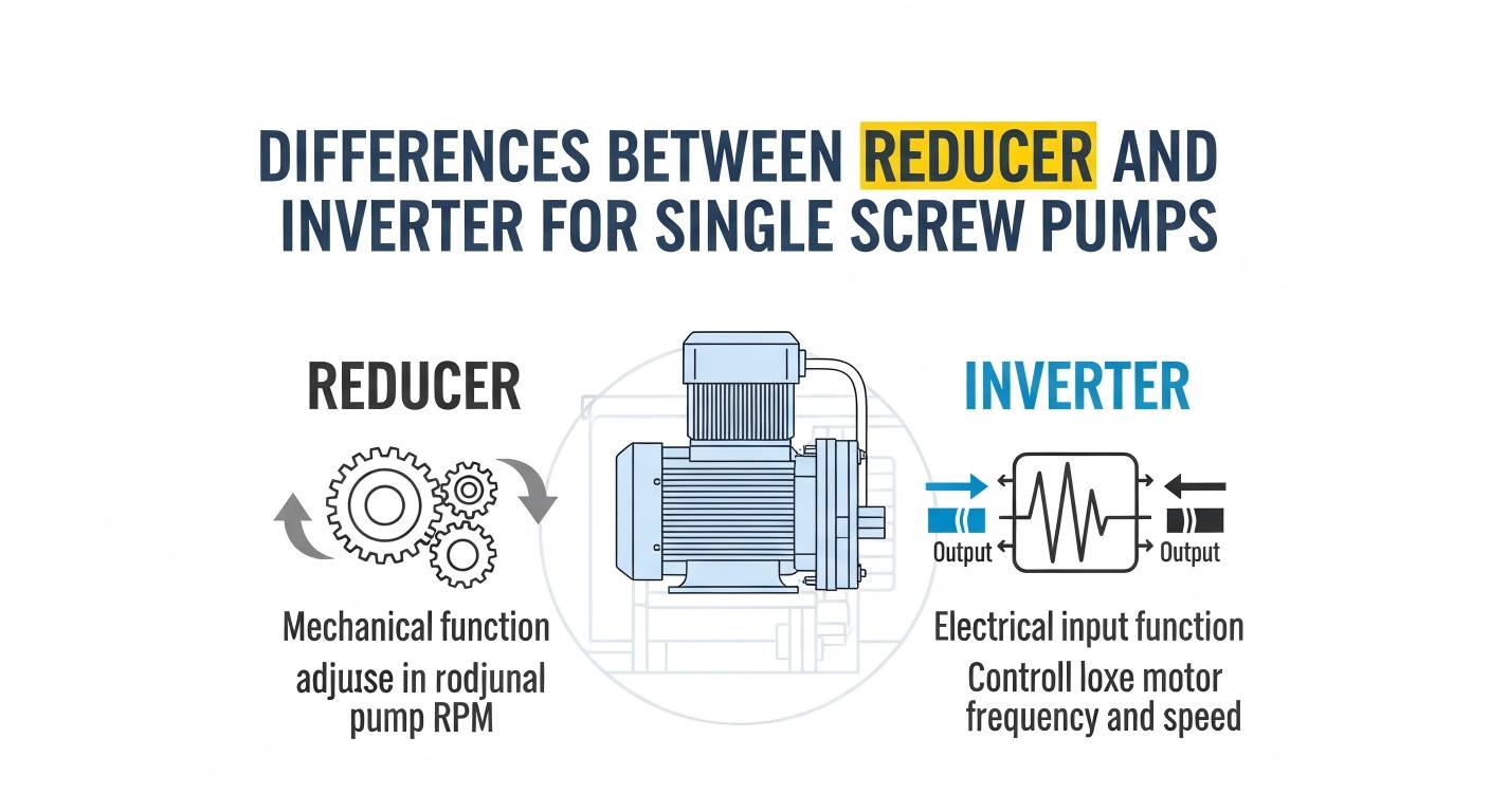 Mga Pagkakaiba sa Pagitan ng Reducer at Inverter para sa Single Screw Pumps