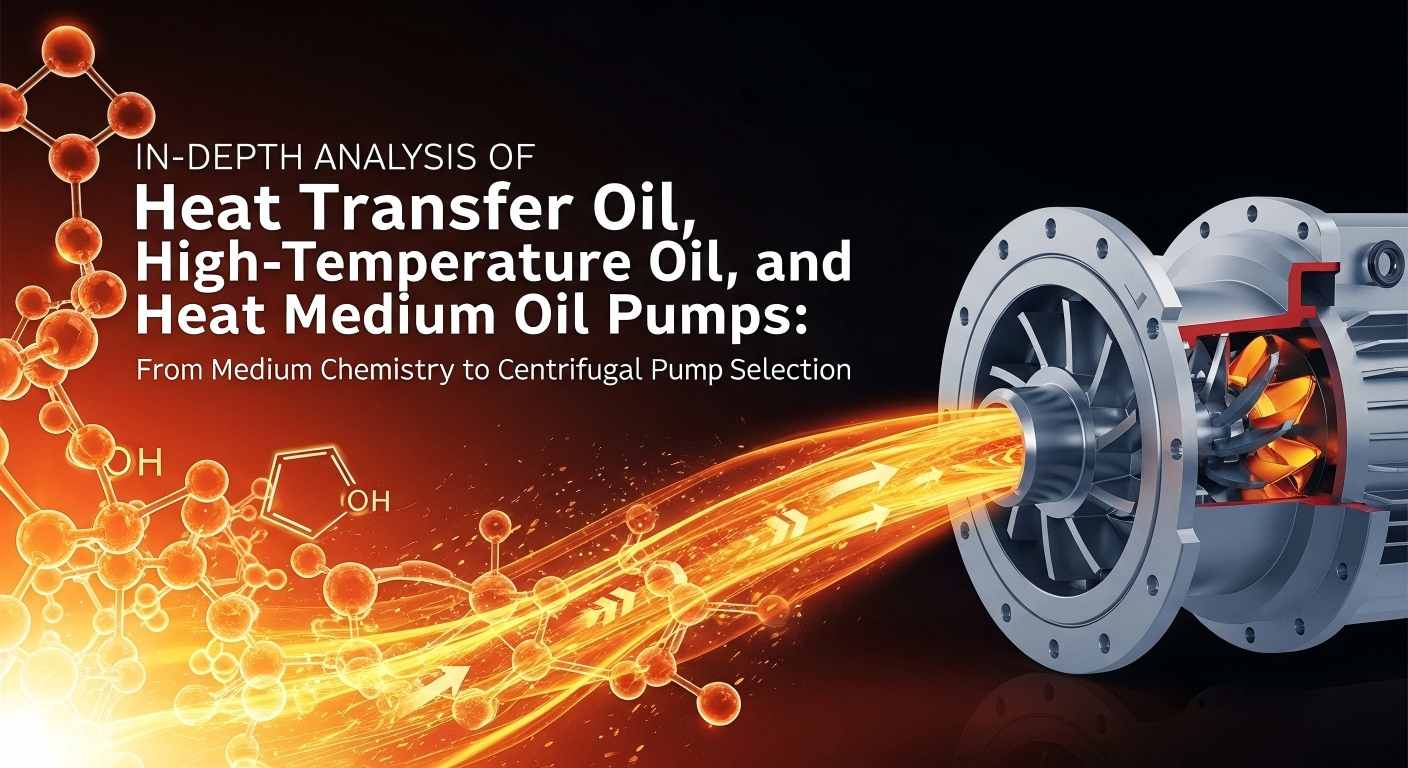 Malalim na Pagsusuri ng Heat Transfer Oil, High-Temperature Oil at Heat Medium Oil Pumps: Mula sa Medium Chemistry hanggang Centrifugal Pump Selection
