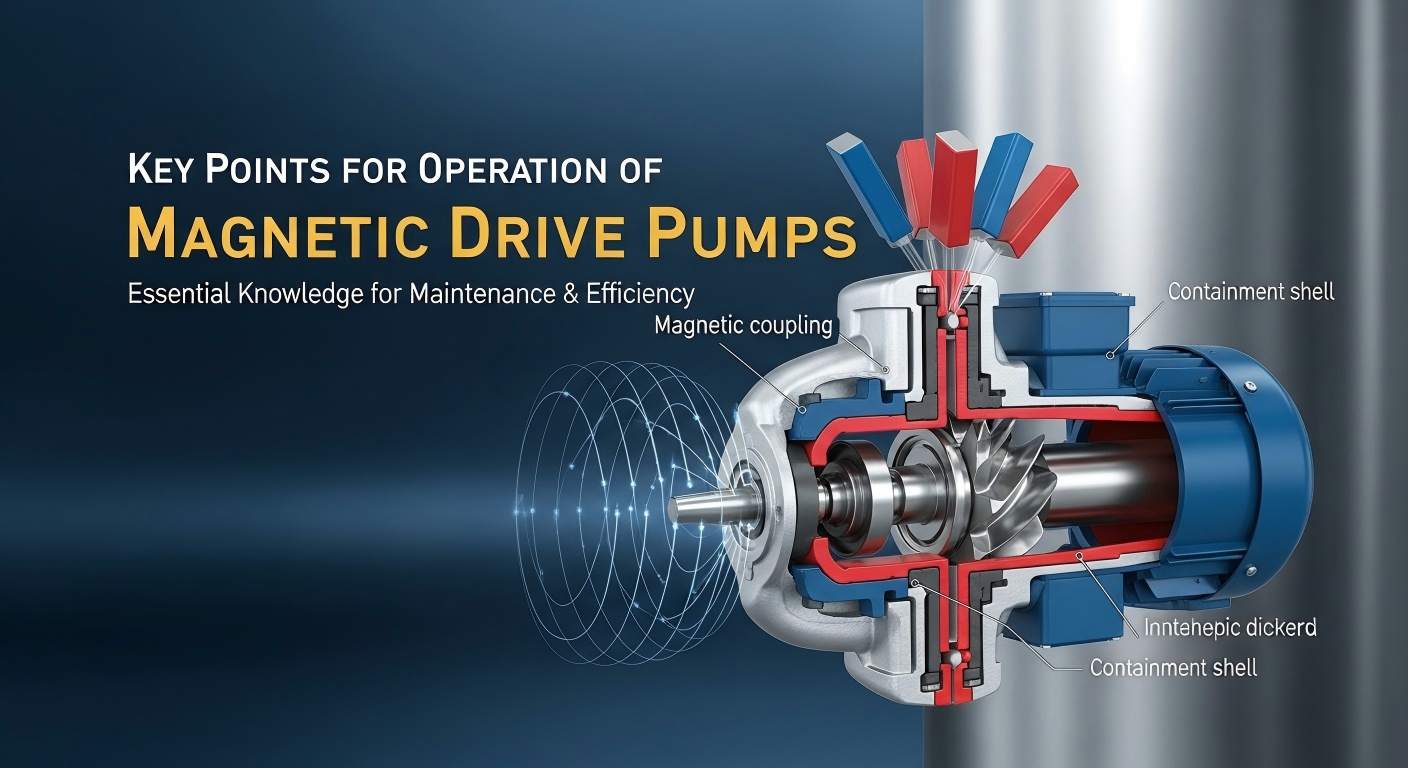 Mga Pangunahing Punto para sa Pagpapatakbo ng Magnetic Drive Pumps