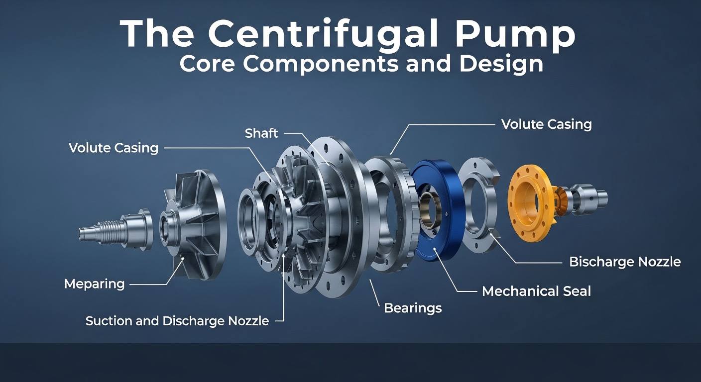 Ano ang Mga Pangunahing Bahagi ng Centrifugal Pump?