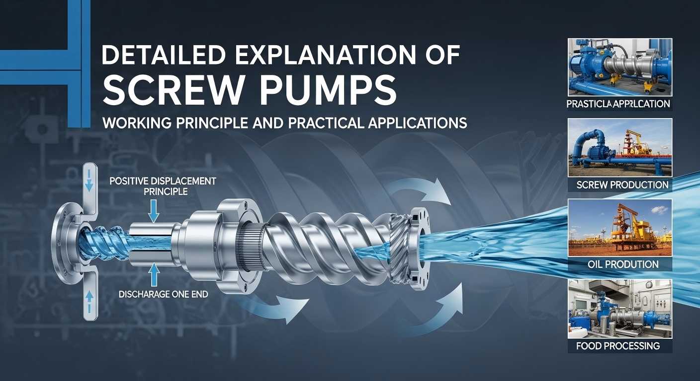 Detalyadong Paliwanag ng Screw Pumps