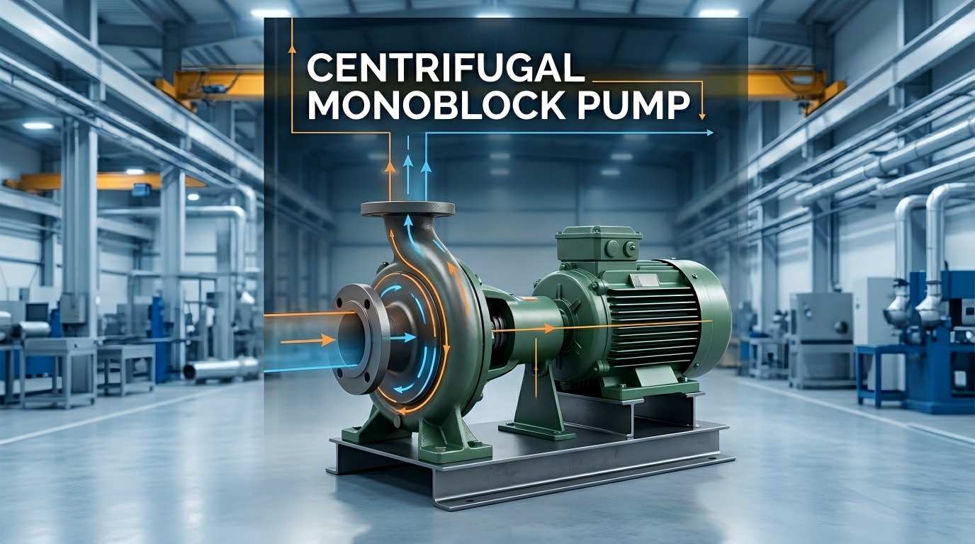 Ano ang Centrifugal Monoblock Pump? Kumpletuhin ang Pagsusuri ng Prinsipyo sa Paggawa, Mga Tampok na Pang-istruktura at Aplikasyon