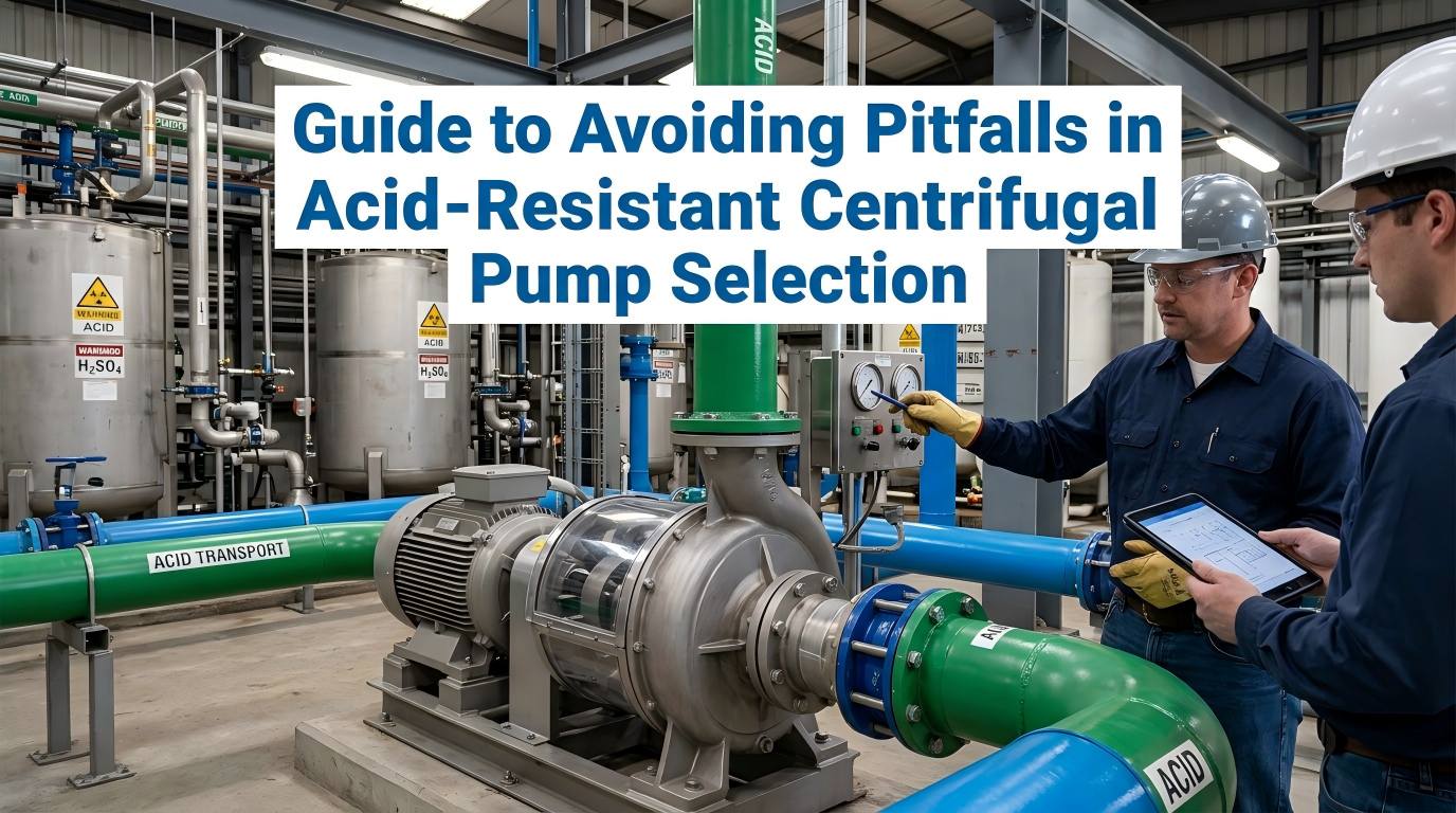 Gabay sa Pag-iwas sa Mga Pitfalls sa Acid-Resistant Centrifugal Pump Selection