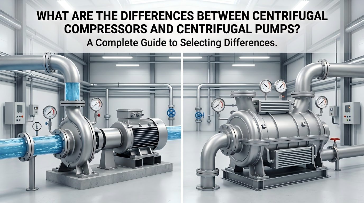 Ano ang mga Pagkakaiba sa pagitan ng Centrifugal Compressors at Centrifugal Pumps? Isang Kumpletong Gabay sa Mga Pagkakaiba sa Pagpili