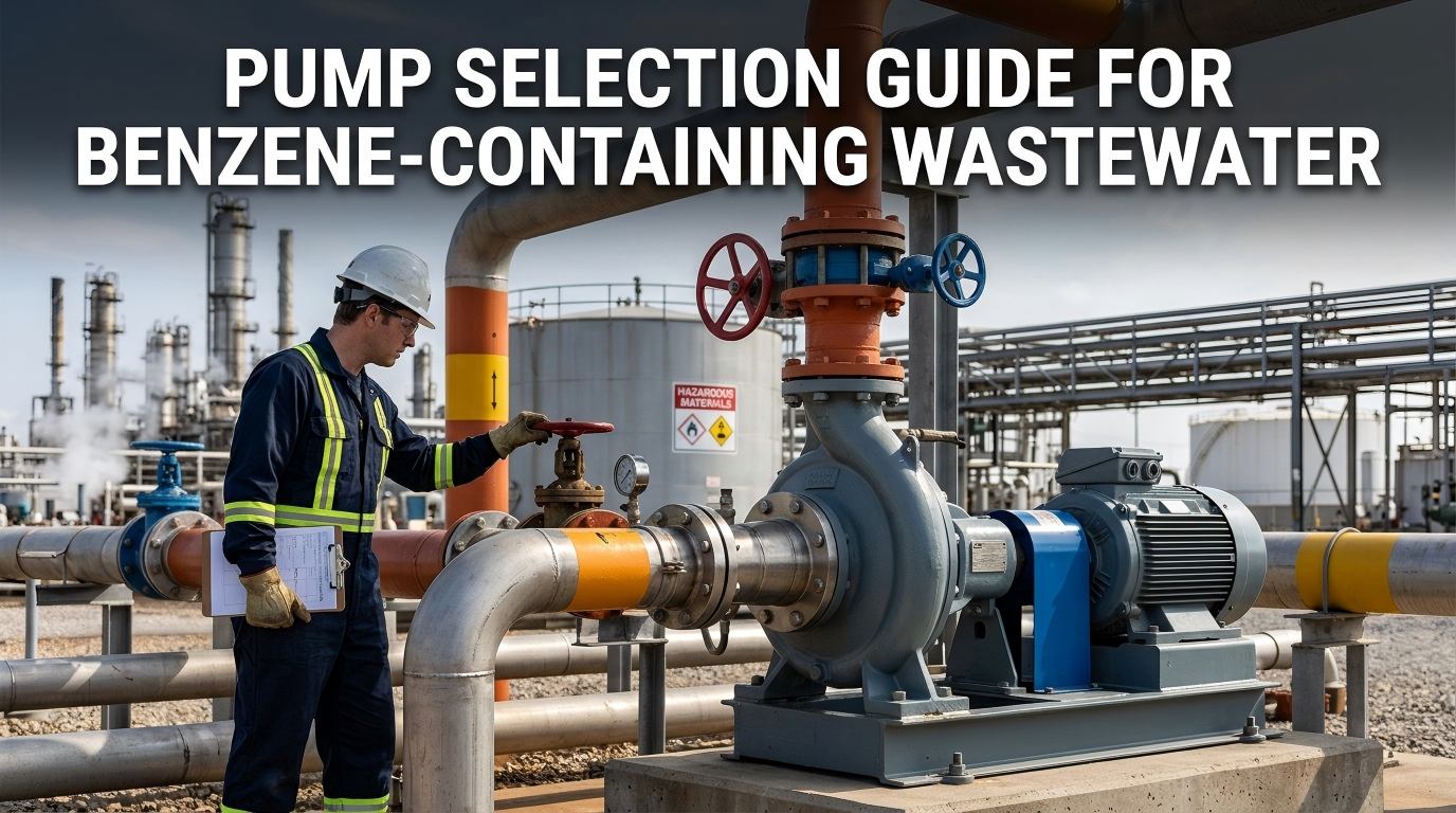 Gabay sa Pagpili ng Pump para sa Wastewater na Naglalaman ng Benzene