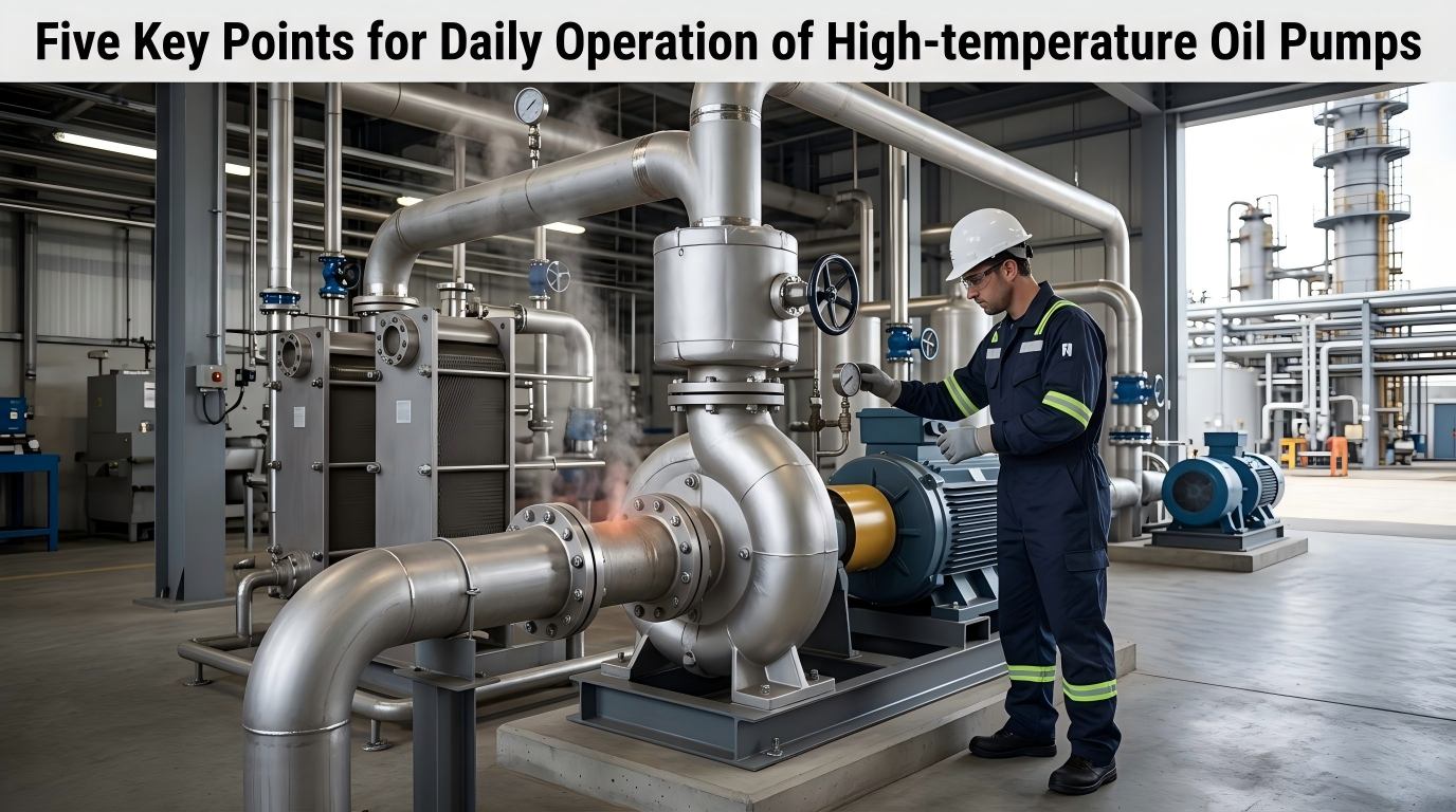 Limang Pangunahing Paalala para sa Pang-araw-araw na Pagpapatakbo ng High-Temperature Oil Pumps