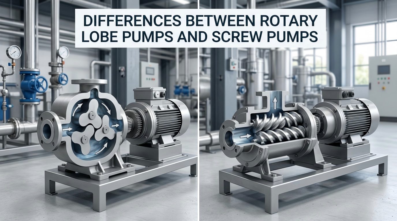 Mga Pagkakaiba sa Pagitan ng Rotary Lobe Pumps at Screw Pumps