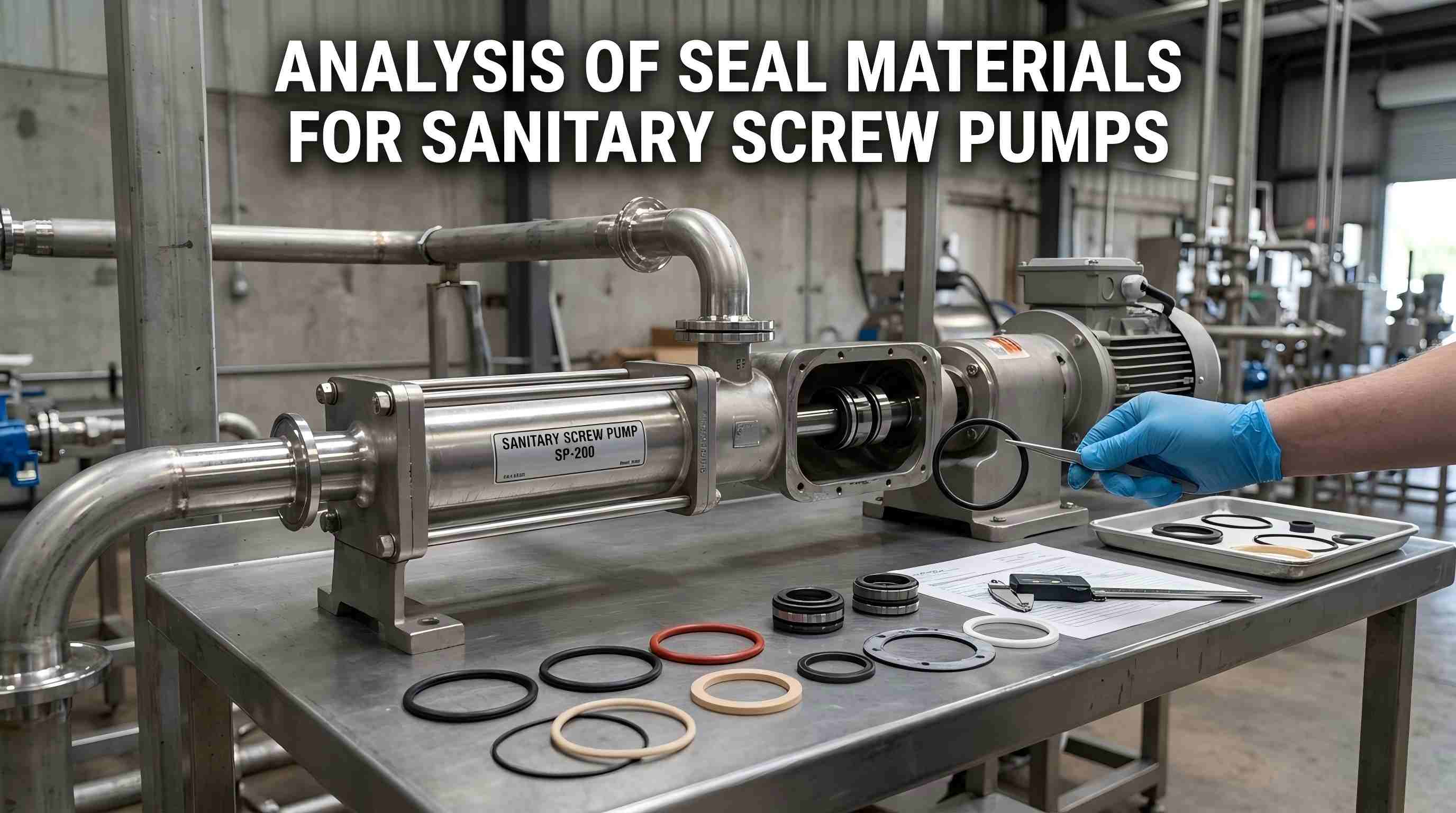 Pagsusuri ng Mga Materyal ng Seal para sa Mga Sanitary Screw Pump