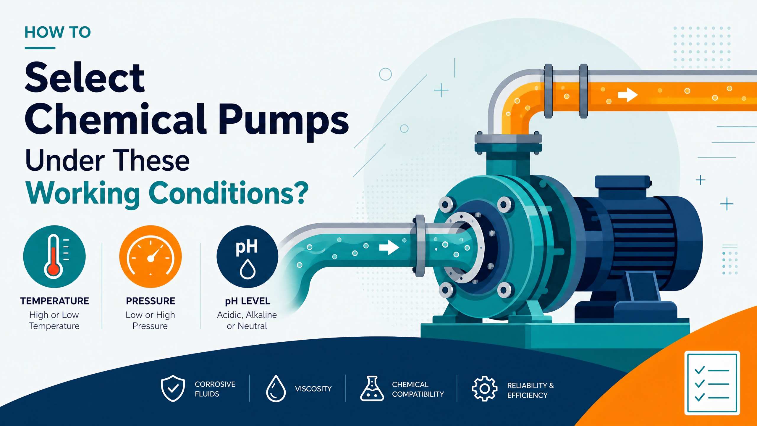 Paano Pumili ng Mga Chemical Pump sa Ilalim ng Mga Kondisyong Ito sa Paggawa?