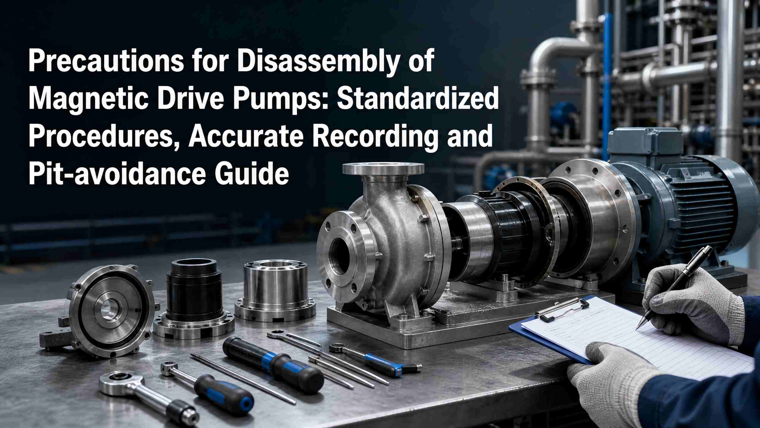 Mga Pag-iingat para sa Pag-disassembly ng Magnetic Drive Pumps: Mga Karaniwang Pamamaraan, Tumpak na Pagre-record at Gabay sa Pag-iwas sa Pit
