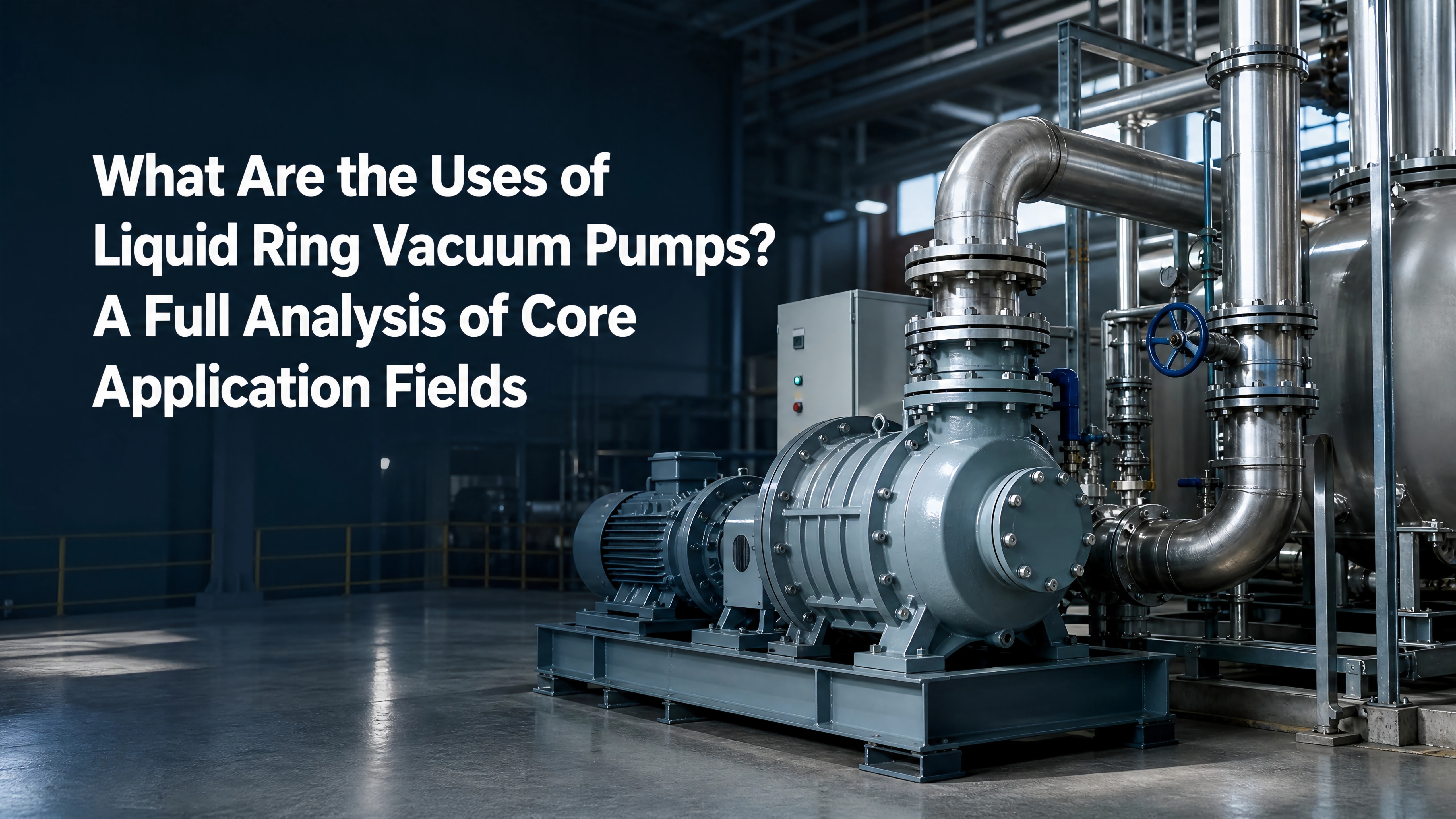 Ano ang mga Gamit ng Liquid Ring Vacuum Pumps? Isang Buong Pagsusuri ng Mga Pangunahing Patlang ng Application