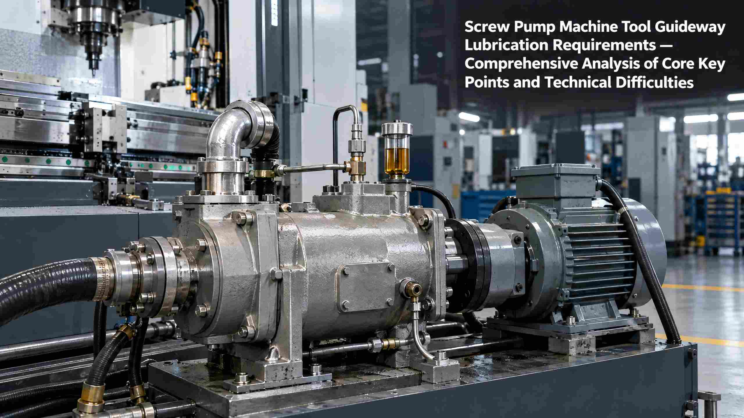 Screw Pump Machine Tool Guideway Lubrication Requirements — Comprehensive Analysis of Core Key Points and Technical Difficults