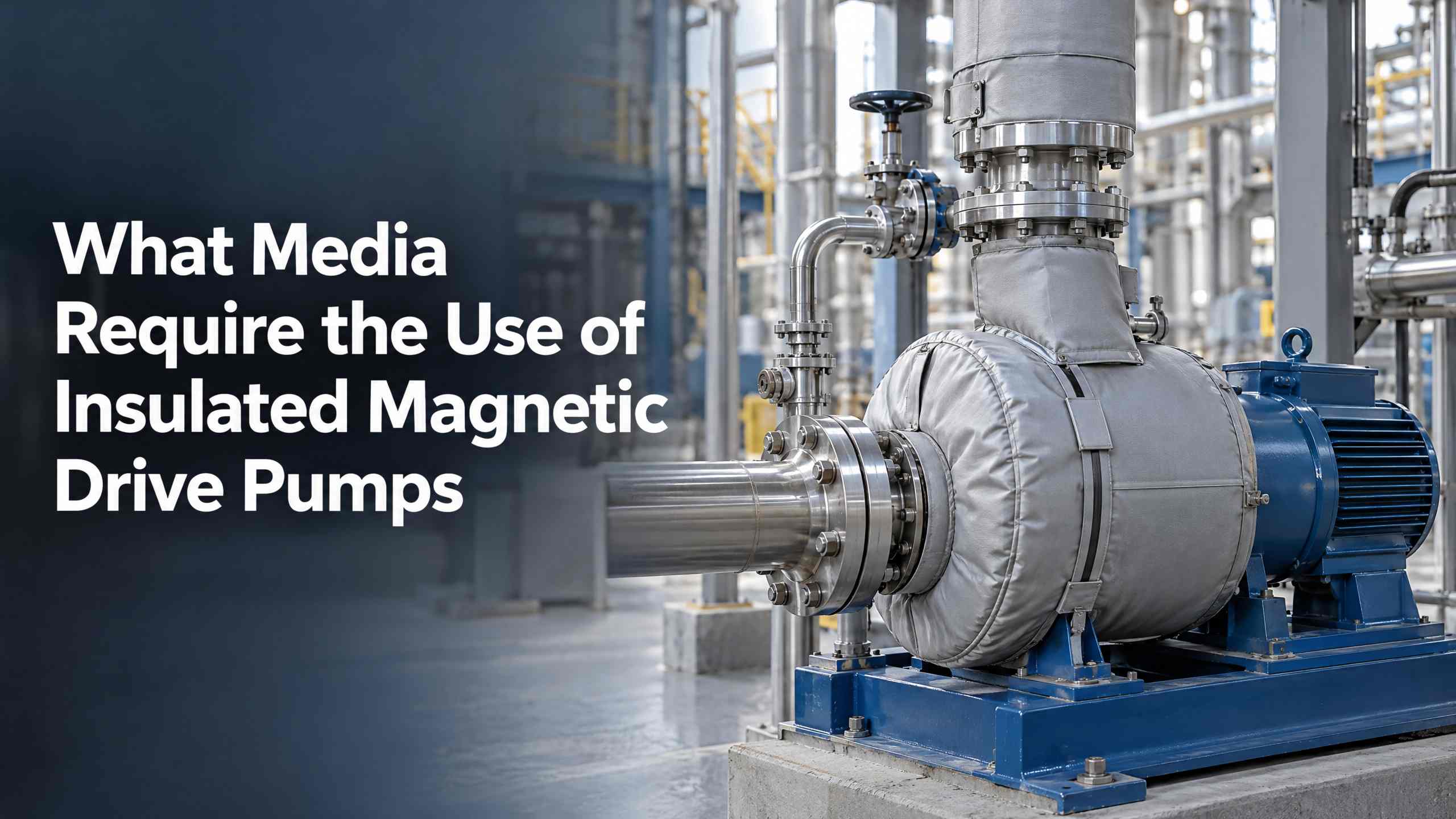 Anong Media ang Nangangailangan ng Paggamit ng Insulated Magnetic Drive Pumps