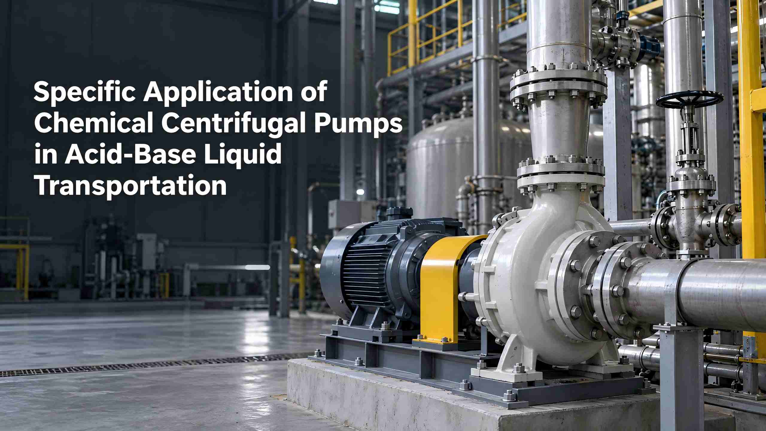 Tukoy na Application ng Chemical Centrifugal Pumps sa Acid-Base Liquid Transportation