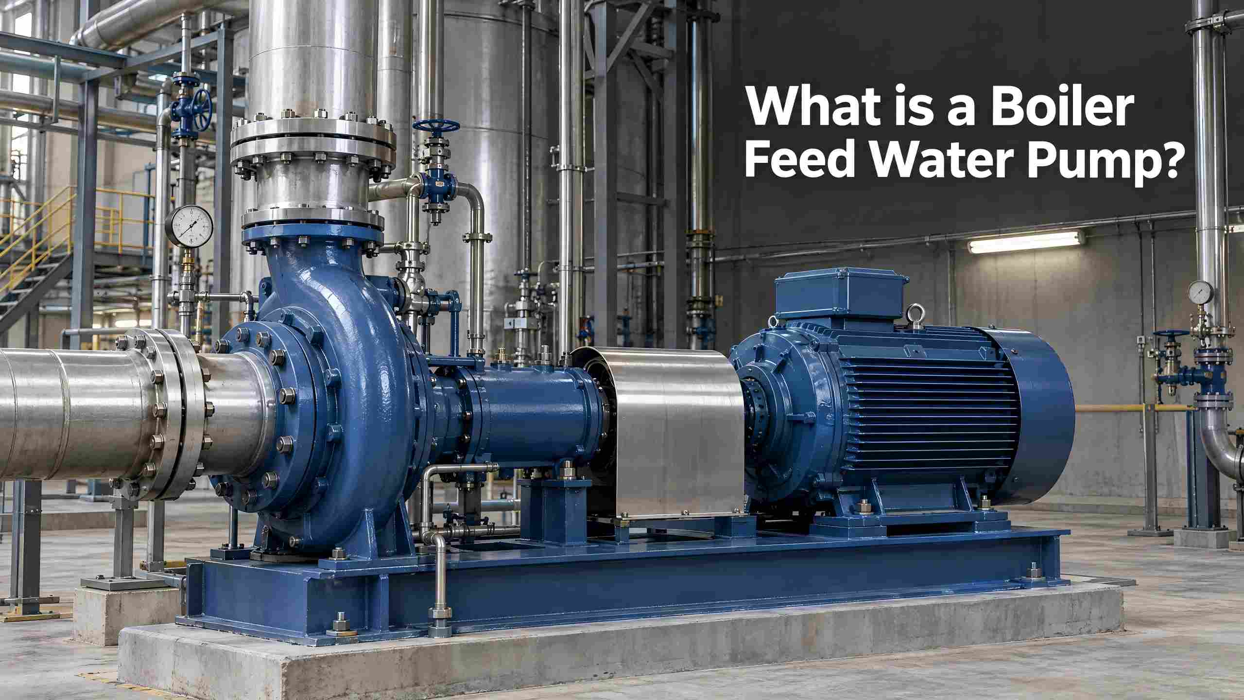 Ano ang Boiler Feed Water Pump?