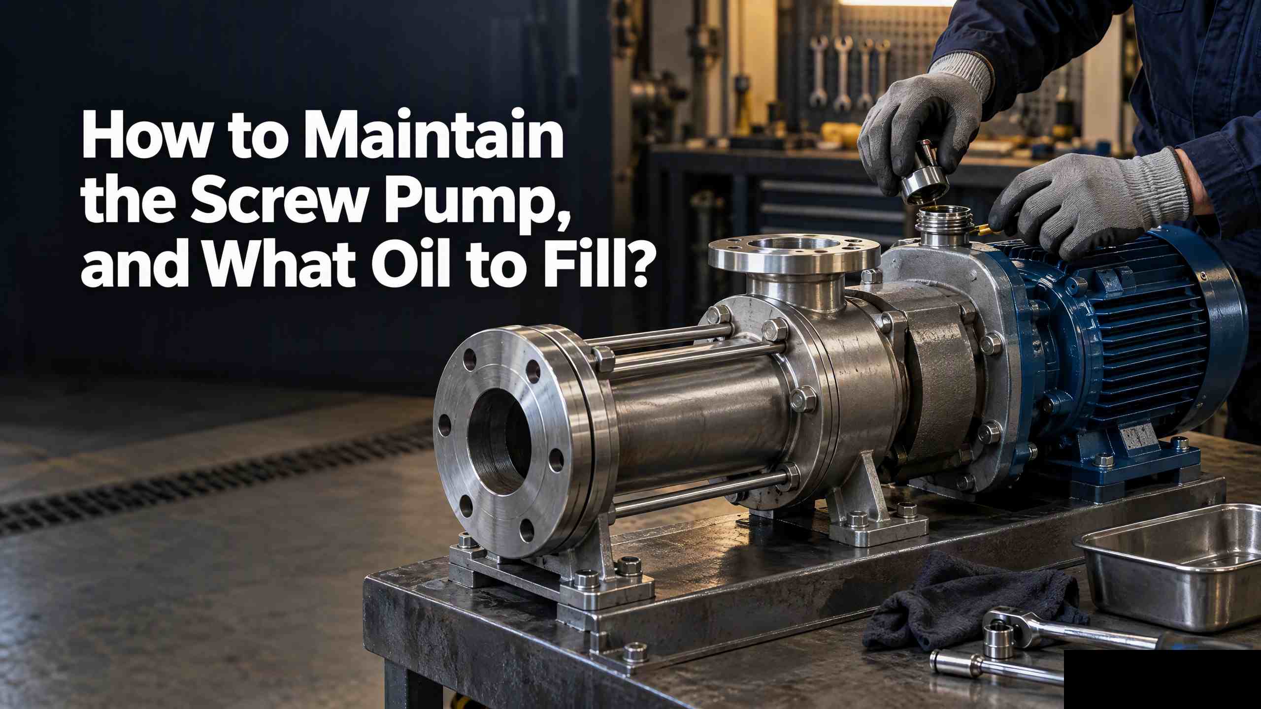 Paano Panatilihin ang Screw Pump, at Anong Langis ang Pupunan?