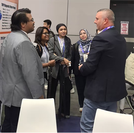 Communicating with customers at the OGA exhibition