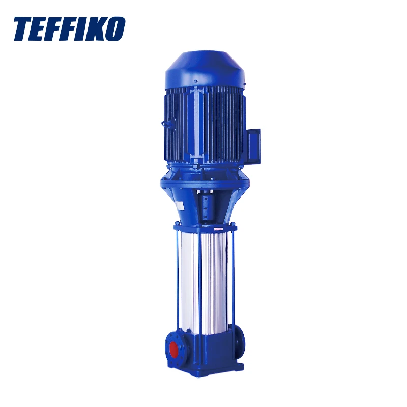 Vertical multistage fire fighting centrifugal pump